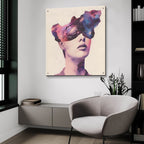 Galaxy Head by Andreas Magnusson - 36x36 acrylic wall art in a room