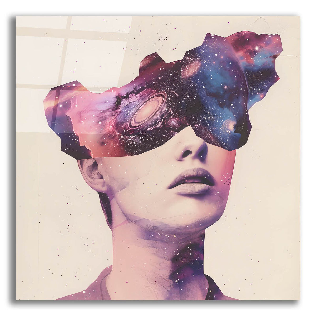 Galaxy Head by Andreas Magnusson acrylic glass wall art