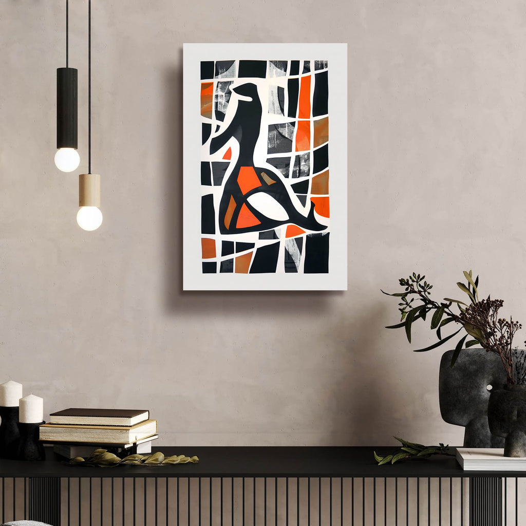 Geometric Aviary by Andreas Magnusson - 16x24 acrylic wall art in a room