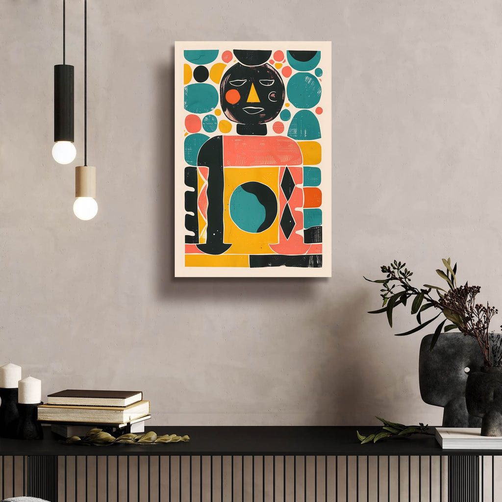 Geometric Harmony by Andreas Magnusson - 16x24 acrylic wall art in a room
