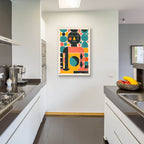Geometric Harmony by Andreas Magnusson - 24x36 acrylic wall art in a room