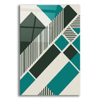 Geometric Teal by Andreas Magnusson acrylic glass wall art