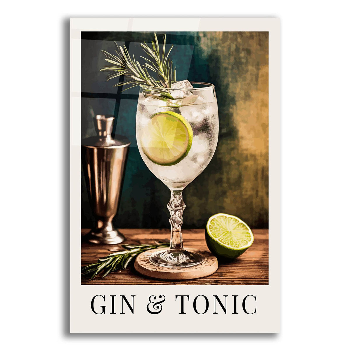 Gin And Tonic by Andreas Magnusson acrylic glass wall art