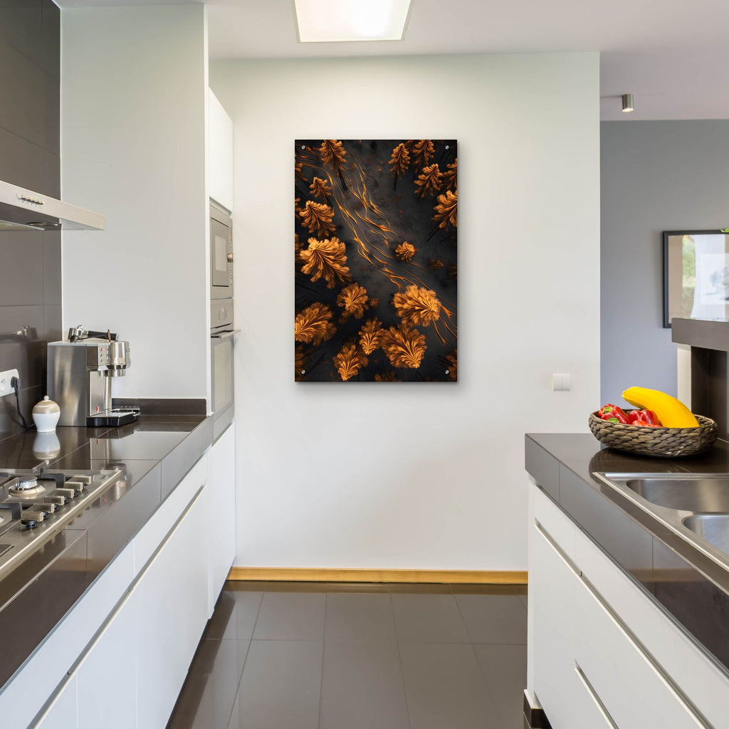 Golden Forest by Andreas Magnusson - 24x36 acrylic wall art in a room
