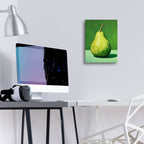 Green Pear by Andreas Magnusson - 12x16 acrylic wall art in a room