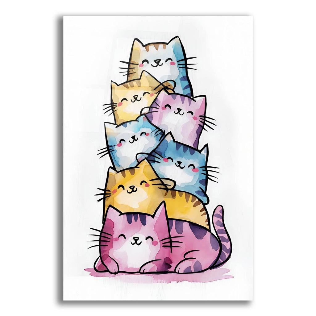 Happy Cats by Andreas Magnusson acrylic glass wall art