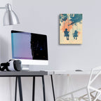 Kids On Swings by Andreas Magnusson - 12x16 acrylic wall art in a room