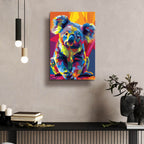 Koala Wpap by Andreas Magnusson - 16x24 acrylic wall art in a room
