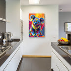 Koala Wpap by Andreas Magnusson - 24x36 acrylic wall art in a room