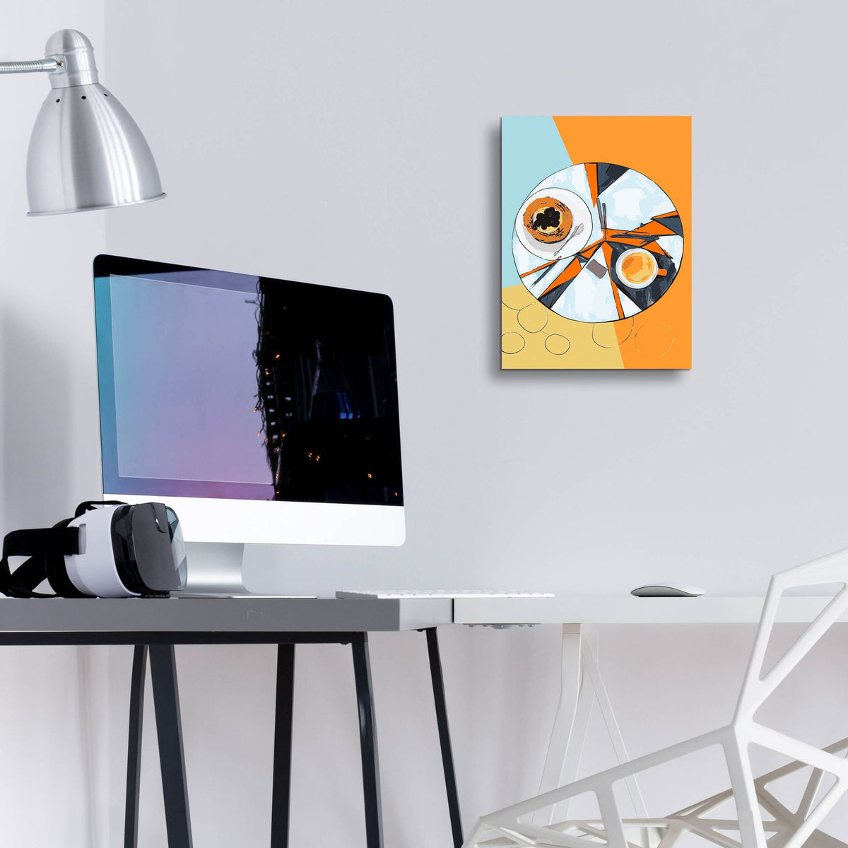 Latte And Cake by Andreas Magnusson - 12x16 acrylic wall art in a room