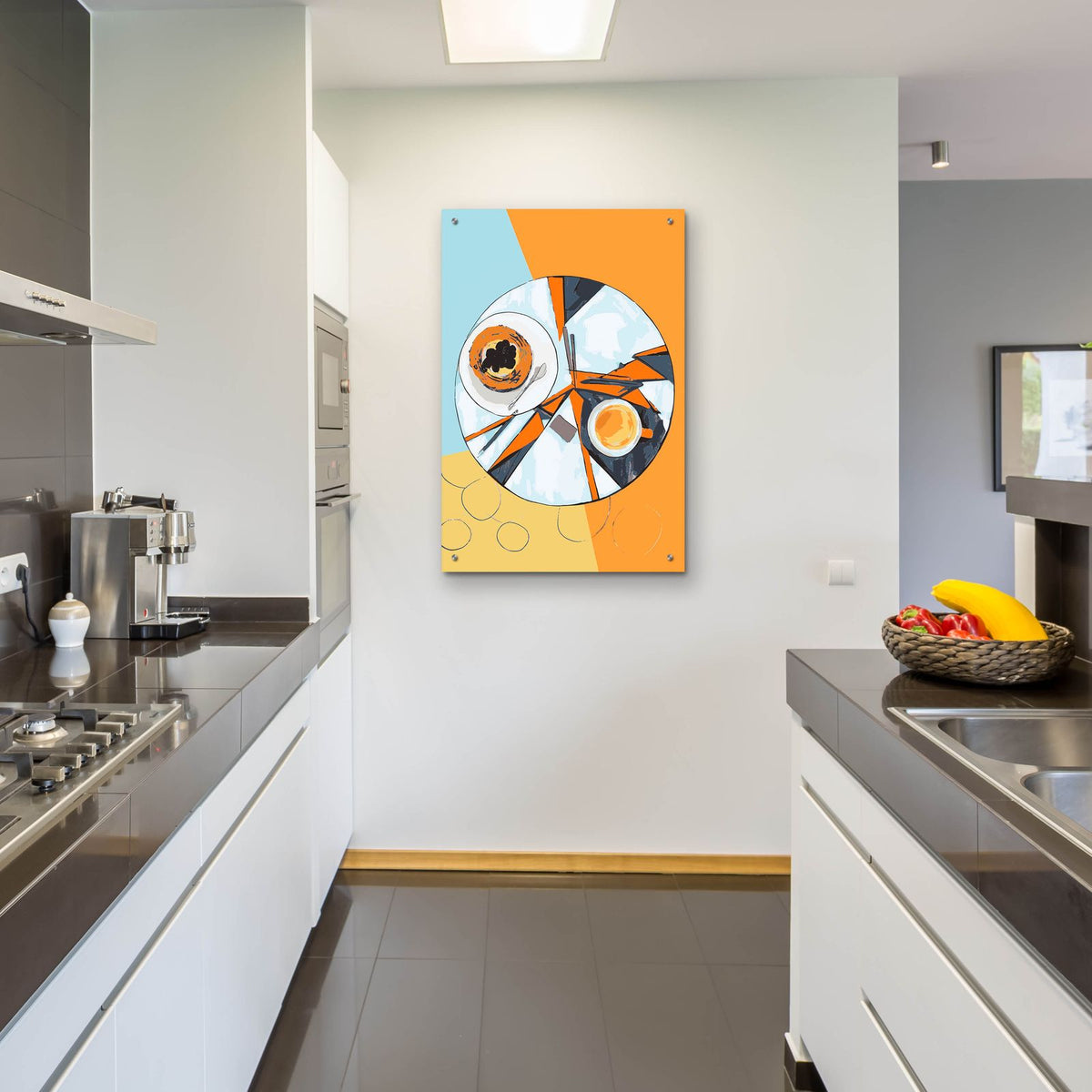 Latte And Cake by Andreas Magnusson - 24x36 acrylic wall art in a room