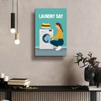 Laundry Day by Andreas Magnusson - 16x24 acrylic wall art in a room