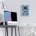 Leave Me Da Fu Cologne by Andreas Magnusson - 12x16 acrylic wall art in a room