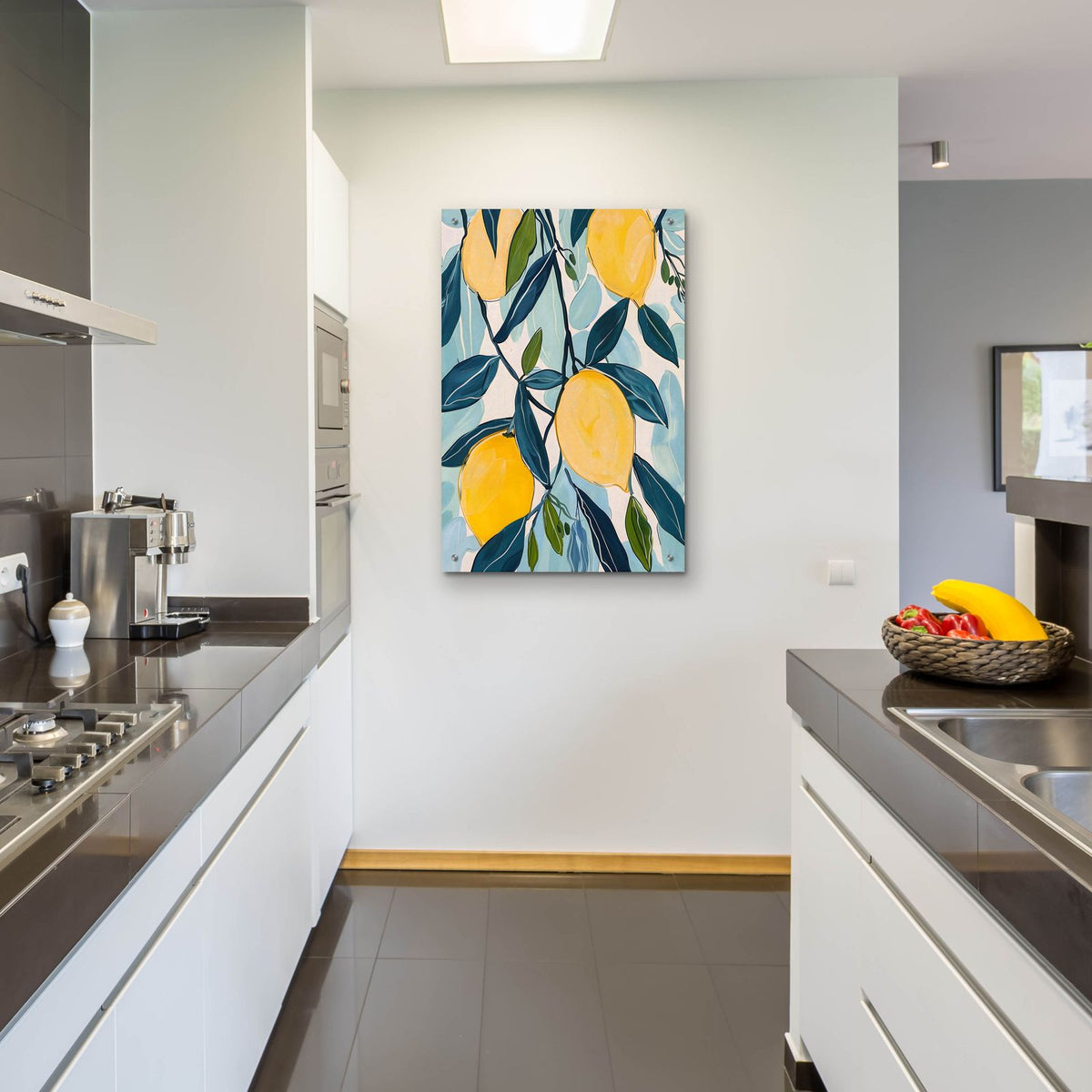Lemon Tree by Andreas Magnusson - 24x36 acrylic wall art in a room