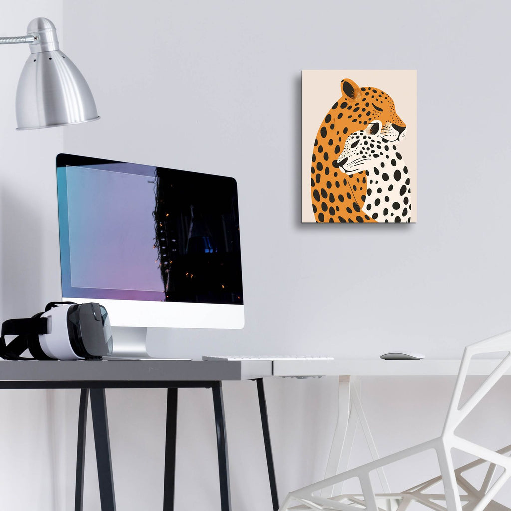 Leopard Mom by Andreas Magnusson - 12x16 acrylic wall art in a room