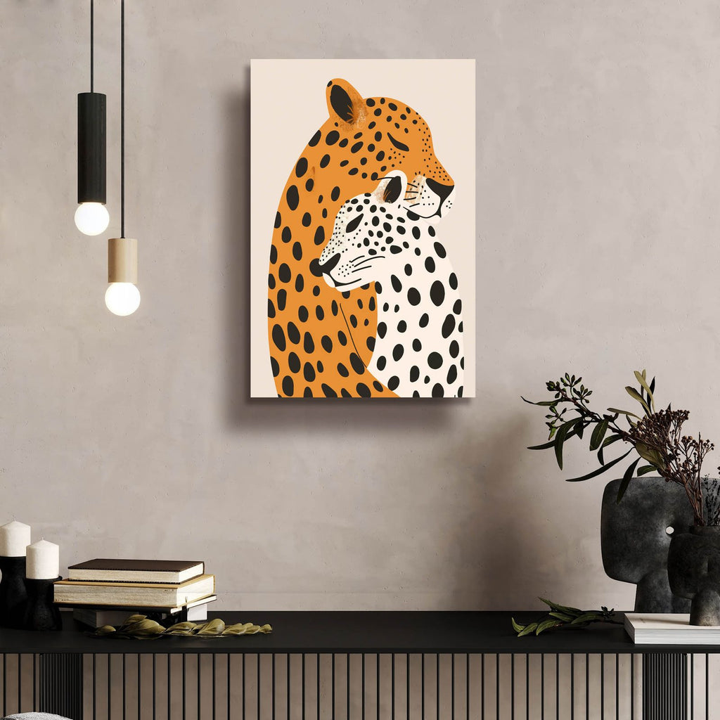 Leopard Mom by Andreas Magnusson - 16x24 acrylic wall art in a room