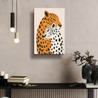 Leopard Mom by Andreas Magnusson - 16x24 acrylic wall art in a room