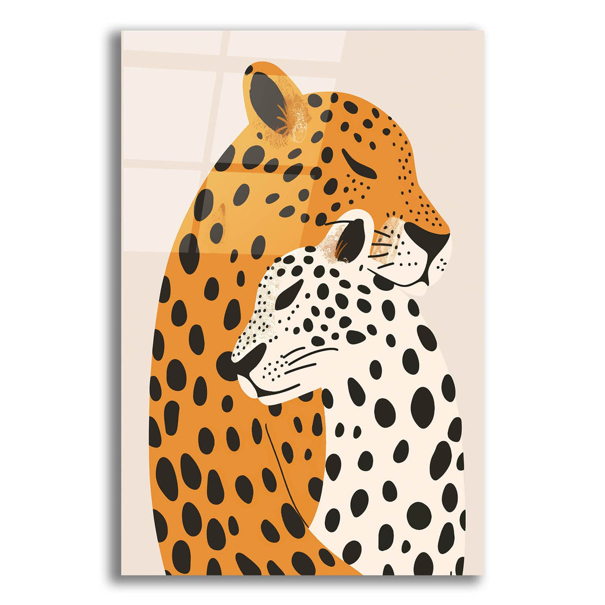 Leopard Mom by Andreas Magnusson acrylic glass wall art