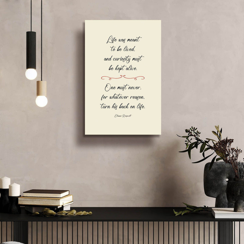 Life Was Meant To Be Lived by Andreas Magnusson - 16x24 acrylic wall art in a room