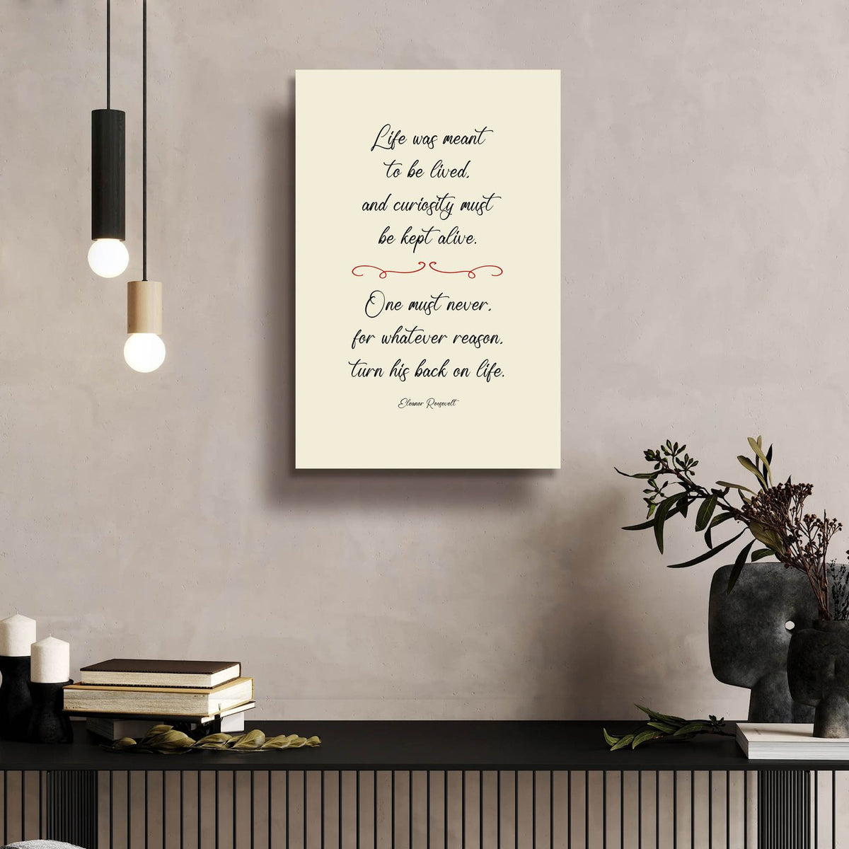 Life Was Meant To Be Lived by Andreas Magnusson - 16x24 acrylic wall art in a room