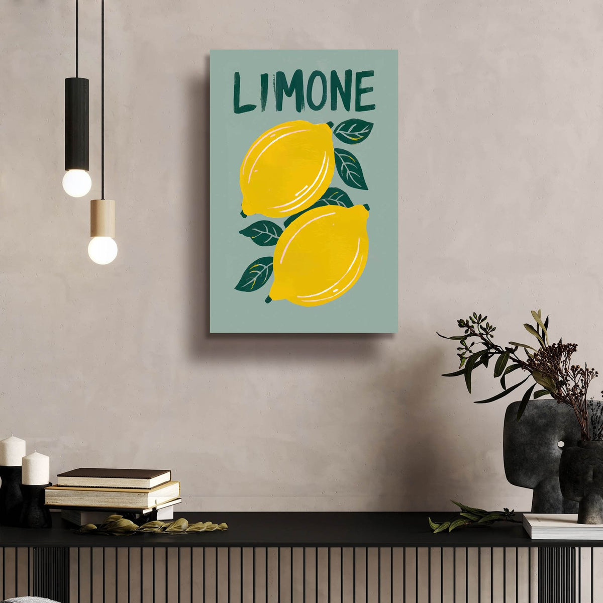 Limone by Andreas Magnusson - 16x24 acrylic wall art in a room