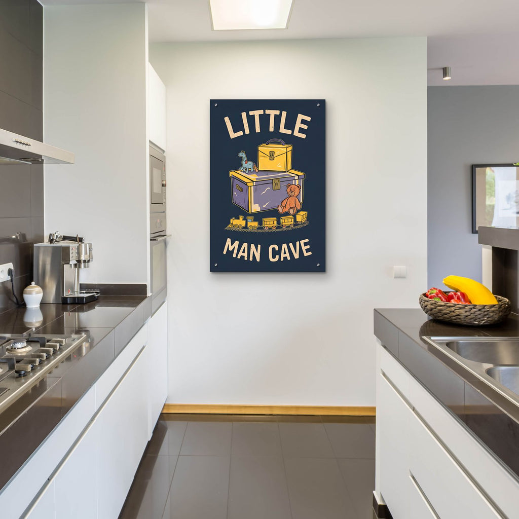 Little Man Cave by Andreas Magnusson - 24x36 acrylic wall art in a room