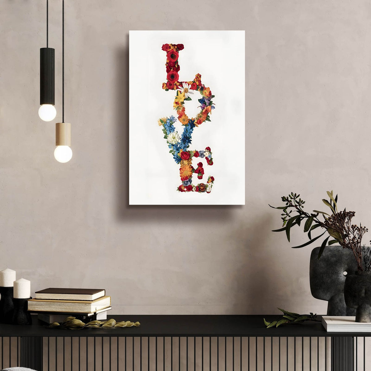 Love by Andreas Magnusson - 16x24 acrylic wall art in a room