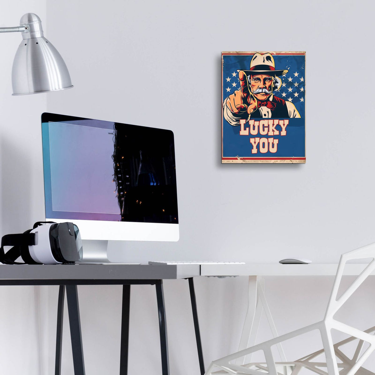 Lucky You by Andreas Magnusson - 12x16 acrylic wall art in a room