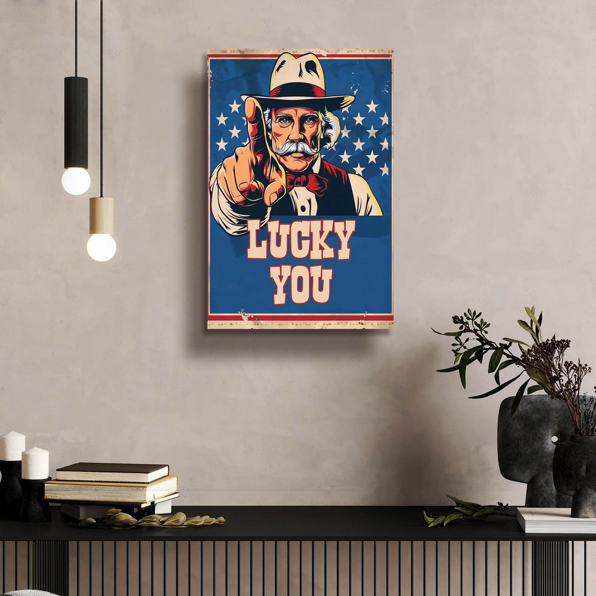 Lucky You by Andreas Magnusson - 16x24 acrylic wall art in a room