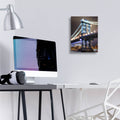 Manhattan Bridge Out Of Focus by Andreas Magnusson - 12x16 acrylic wall art in a room