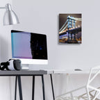 Manhattan Bridge Out Of Focus by Andreas Magnusson - 12x16 acrylic wall art in a room