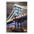 Manhattan Bridge Out Of Focus by Andreas Magnusson acrylic glass wall art