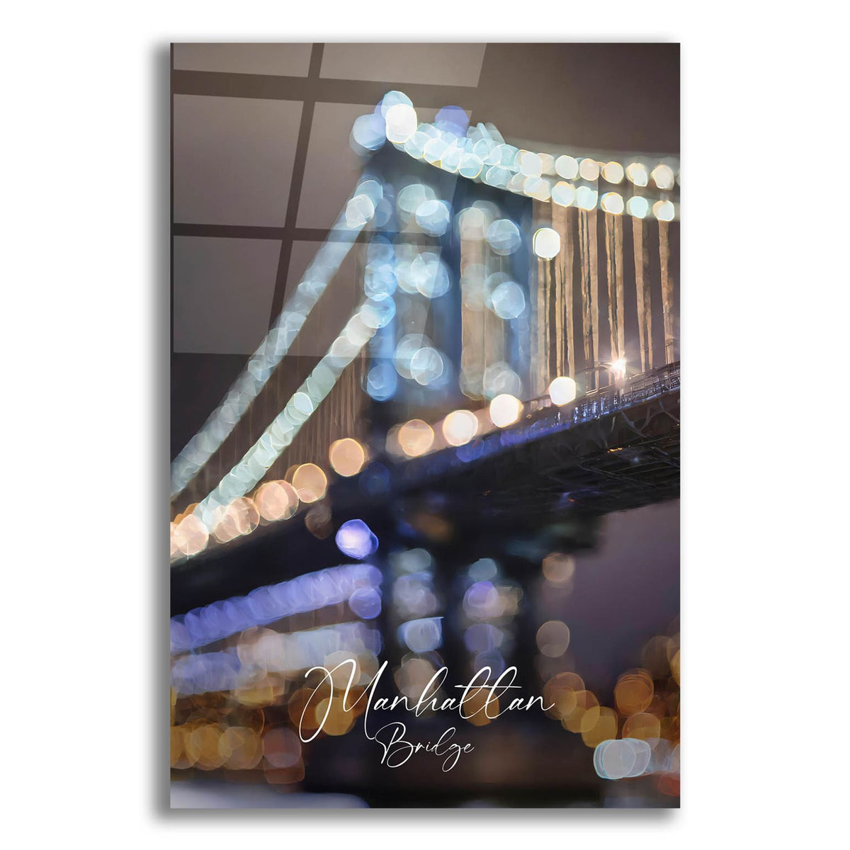 Manhattan Bridge Out Of Focus by Andreas Magnusson acrylic glass wall art