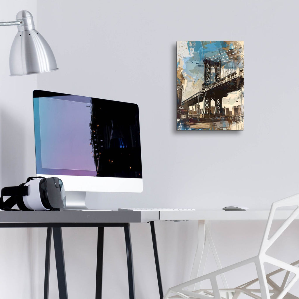 Manhattan Bridge by Andreas Magnusson - 12x16 acrylic wall art in a room
