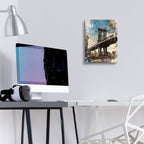 Manhattan Bridge by Andreas Magnusson - 12x16 acrylic wall art in a room