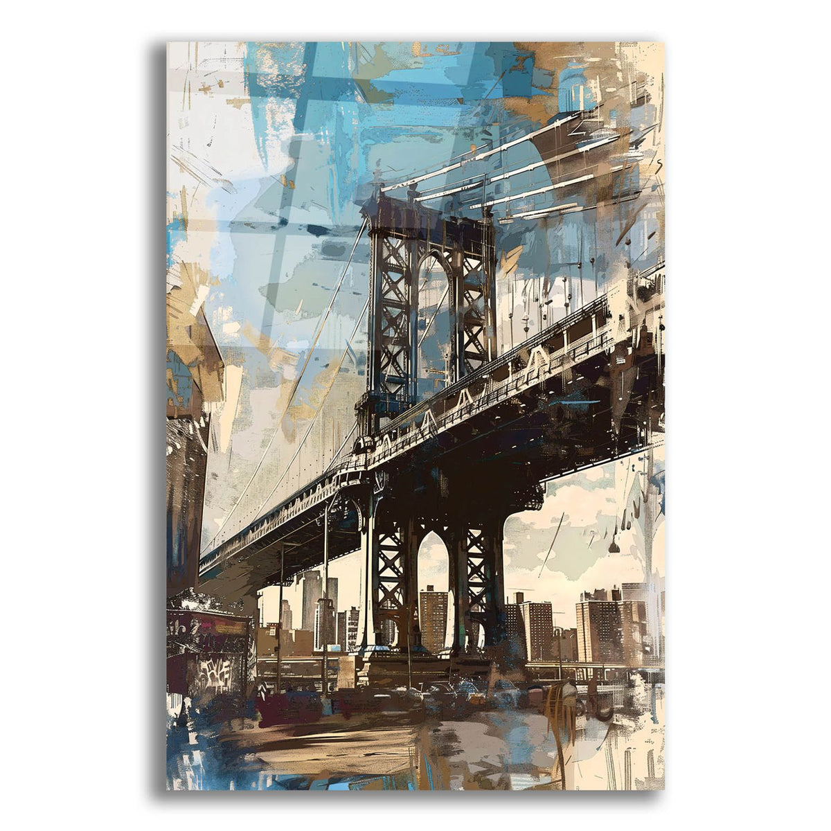 Manhattan Bridge by Andreas Magnusson acrylic glass wall art