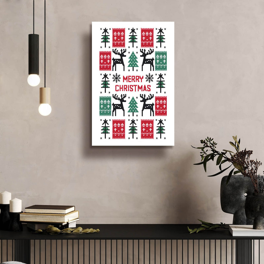 Merry Christmas No 1 by Andreas Magnusson - 16x24 acrylic wall art in a room