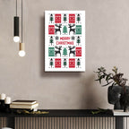 Merry Christmas No 1 by Andreas Magnusson - 16x24 acrylic wall art in a room