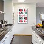 Merry Christmas No 1 by Andreas Magnusson - 24x36 acrylic wall art in a room