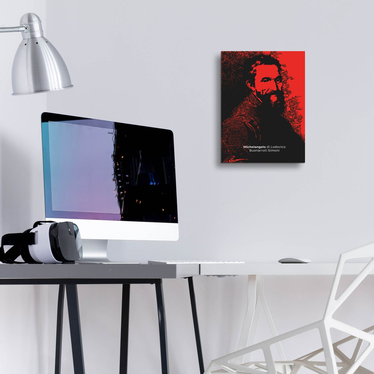 Michelangelo by Andreas Magnusson - 12x16 acrylic wall art in a room