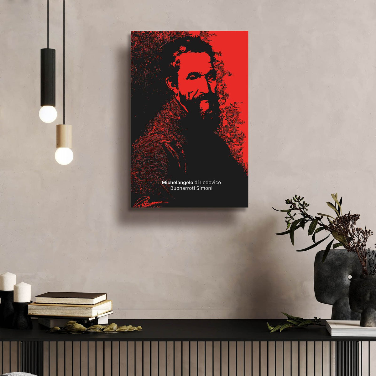 Michelangelo by Andreas Magnusson - 16x24 acrylic wall art in a room