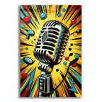 Microphone by Andreas Magnusson acrylic glass wall art