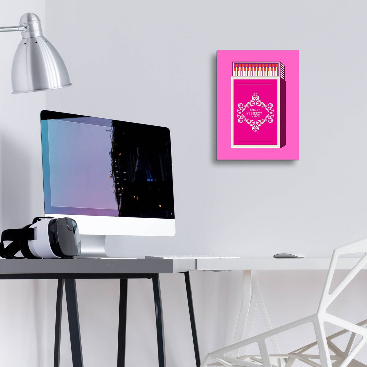 My Perfect Match by Andreas Magnusson - 12x16 acrylic wall art in a room