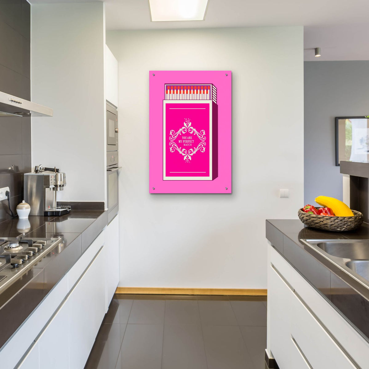 My Perfect Match by Andreas Magnusson - 24x36 acrylic wall art in a room