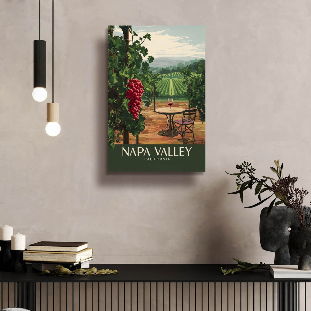 Napa Valley California by Andreas Magnusson - 16x24 acrylic wall art in a room