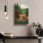 Napa Valley California by Andreas Magnusson - 16x24 acrylic wall art in a room