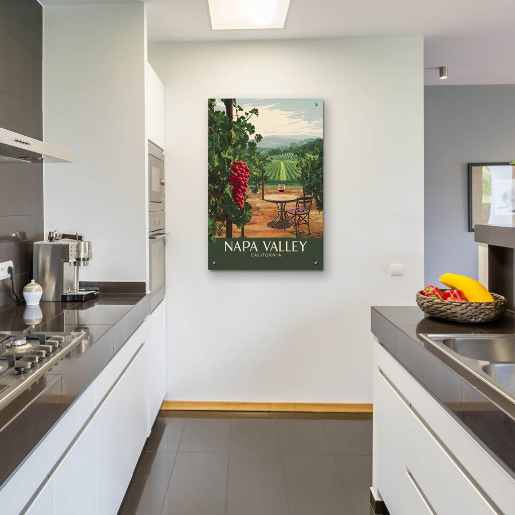 Napa Valley California by Andreas Magnusson - 24x36 acrylic wall art in a room