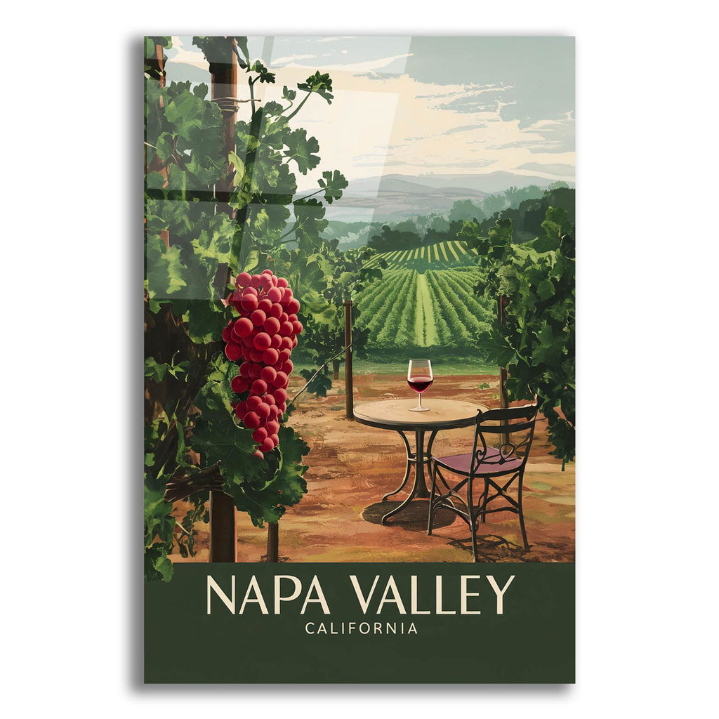 Napa Valley California by Andreas Magnusson acrylic glass wall art