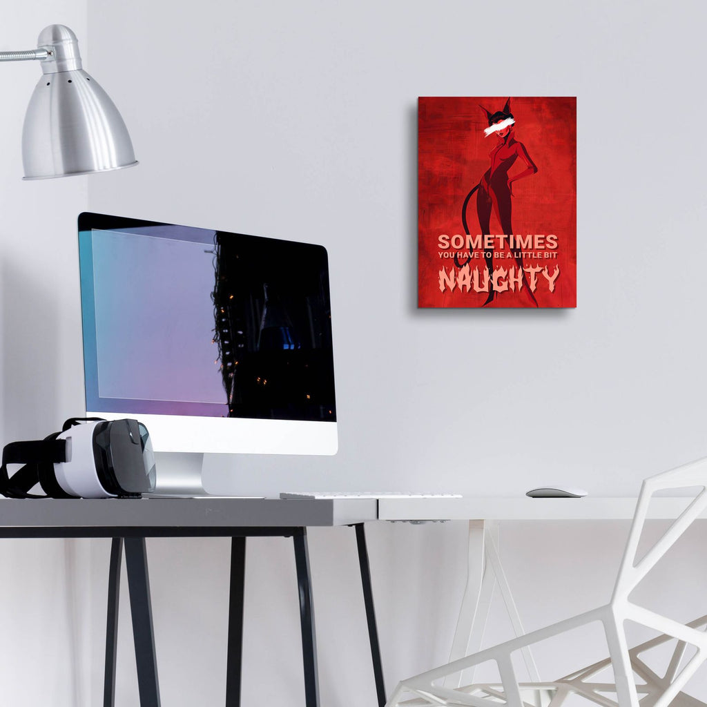 Naughty by Andreas Magnusson - 12x16 acrylic wall art in a room