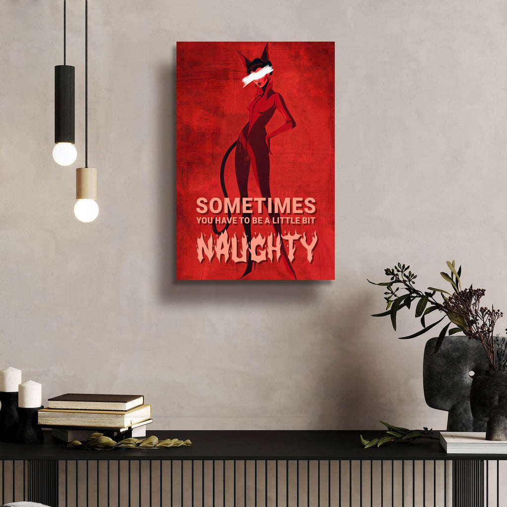 Naughty by Andreas Magnusson - 16x24 acrylic wall art in a room